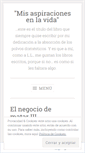 Mobile Screenshot of misaspiracionesenlavida.com