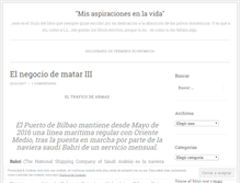 Tablet Screenshot of misaspiracionesenlavida.com